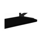 Kit Prateleiras Decore Retangular MDP Preto Multivisão 3 Peças