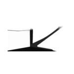 Kit Prateleiras Decore Retangular MDP Preto Multivisão 3 Peças