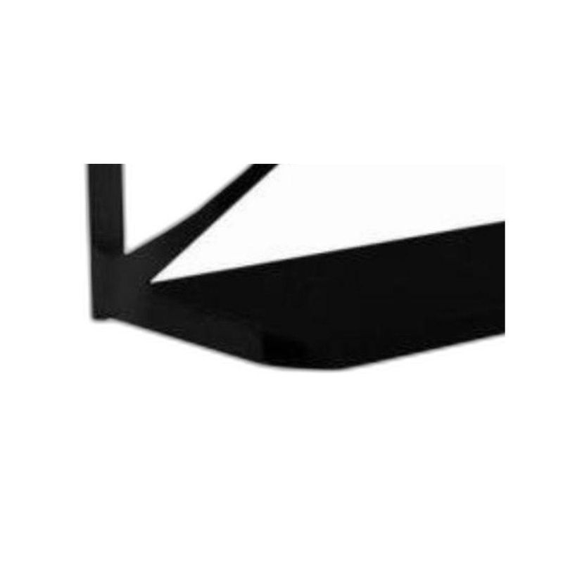 Kit Prateleiras Decore Retangular MDP Preto Multivisão 3 Peças