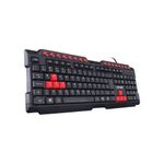 Teclado Gamer Vinik Vx Dragon GT100 ABNT2 16 Teclas Multimidia Preto Vermelho