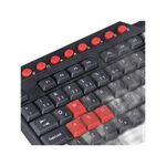 Teclado Gamer Vinik Vx Dragon GT100 ABNT2 16 Teclas Multimidia Preto Vermelho