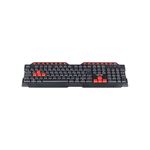 Teclado Gamer Vinik Vx Dragon GT100 ABNT2 16 Teclas Multimidia Preto Vermelho