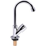 Torneira para lavatório bica móvel 1/2'' latão cromado abertura rápida c50 liege