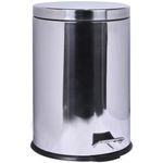 Lixeira redonda 20 litros aço inox com pedal kala