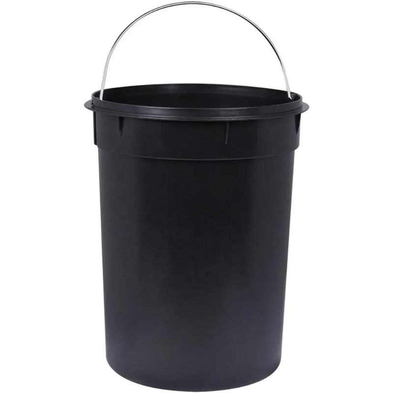 Lixeira redonda 20 litros aço inox com pedal kala