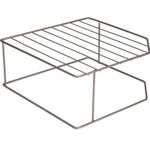 Organizador pratos louças para pia horizontal 2 niveis metalizado lavanda 990746 bel