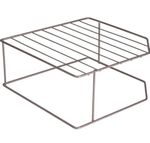 Organizador pratos louças para pia horizontal 2 niveis metalizado lavanda 990746 bel