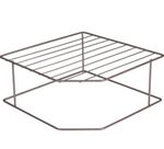 Organizador pratos louças para pia horizontal 2 niveis metalizado lavanda 990746 bel