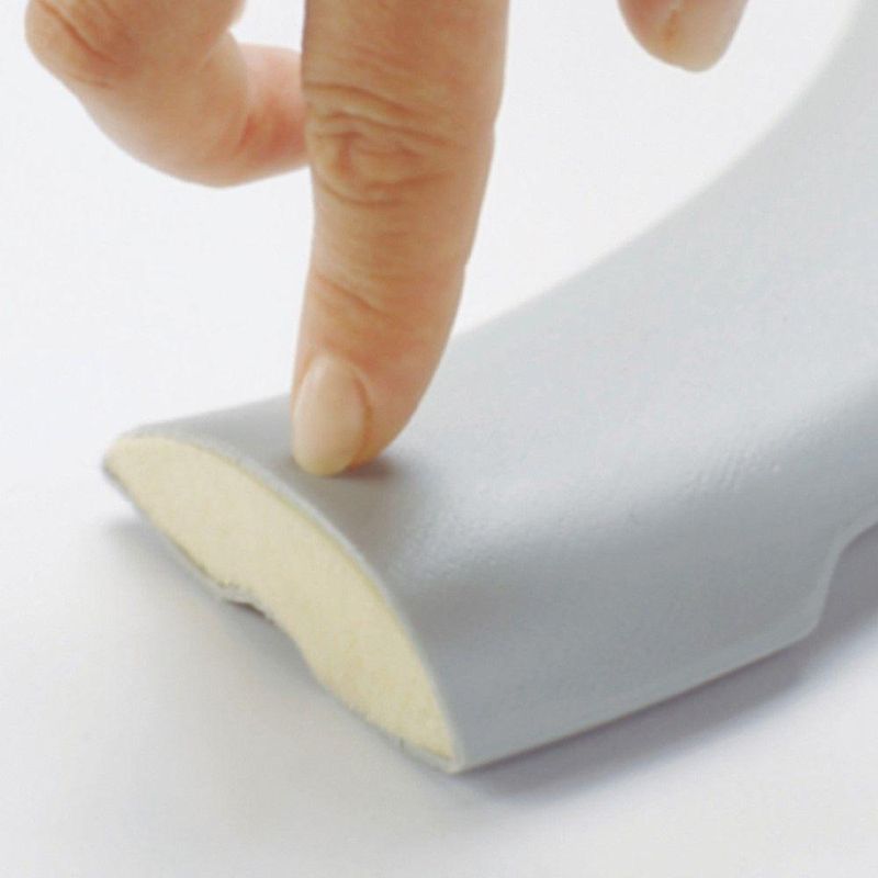 Assento sanitário almofadado branco liege eva pp nylon pu ecológico rebaixo higiênico compatível oval