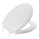 Assento sanitário almofadado branco liege eva pp nylon pu ecológico rebaixo higiênico compatível oval