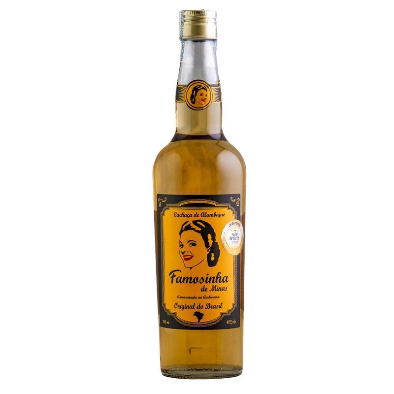Cachaça famosinha de minas 700ml