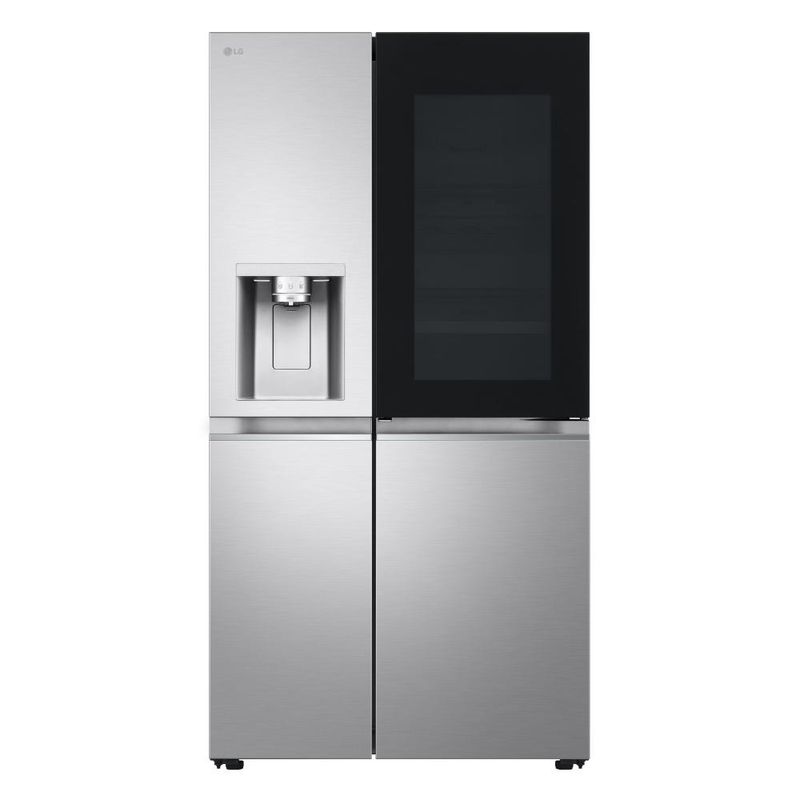 Geladeira lg side by side instaview gc-x267gl5 628l inox look inverter bivolt
