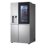 Geladeira lg side by side instaview gc-x267gl5 628l inox look inverter bivolt