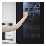 Geladeira lg side by side instaview gc-x267gl5 628l inox look inverter bivolt