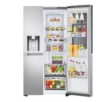 Geladeira lg side by side instaview gc-x267gl5 628l inox look inverter bivolt