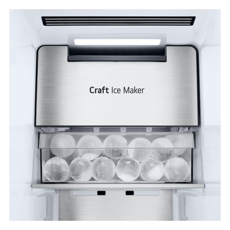 Geladeira lg side by side instaview gc-x267gl5 628l inox look inverter bivolt