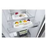 Geladeira lg side by side instaview gc-x267gl5 628l inox look inverter bivolt