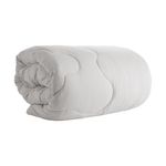 Edredom hotel saphira casal toque 300 fios branco poliéster