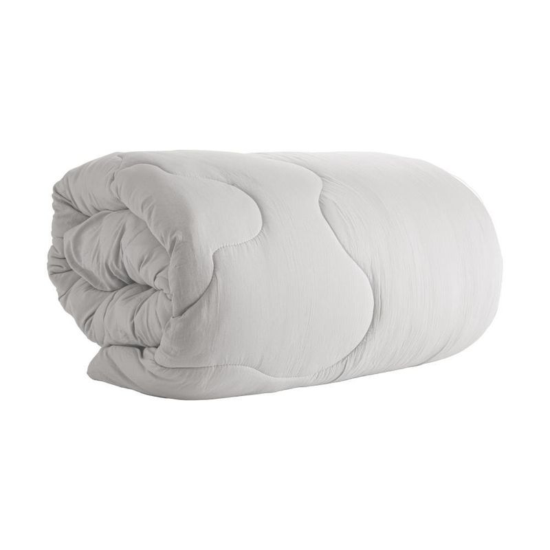 Edredom hotel saphira casal toque 300 fios branco poliéster