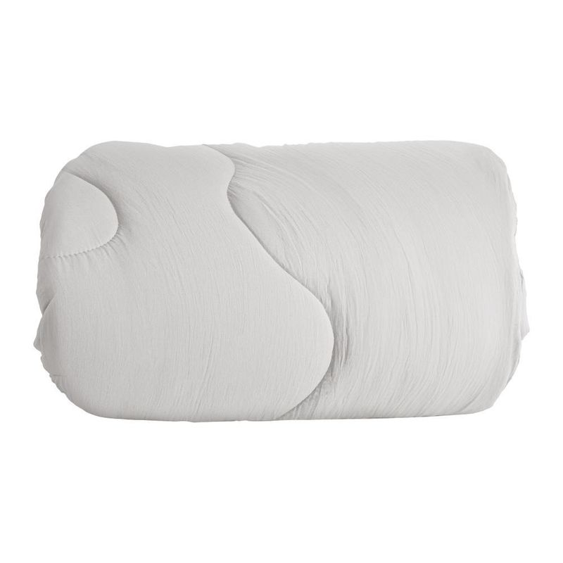 Edredom hotel saphira casal toque 300 fios branco poliéster
