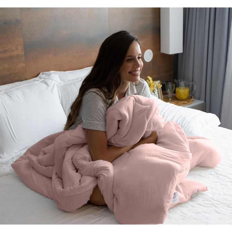 Edredom hotel saphira casal toque 300 fios rosa poliéster