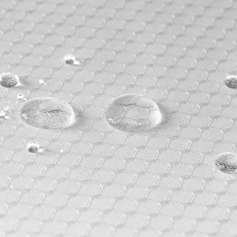 Toalha mesa limpa facil jacquard branca regina quadrada 1,80