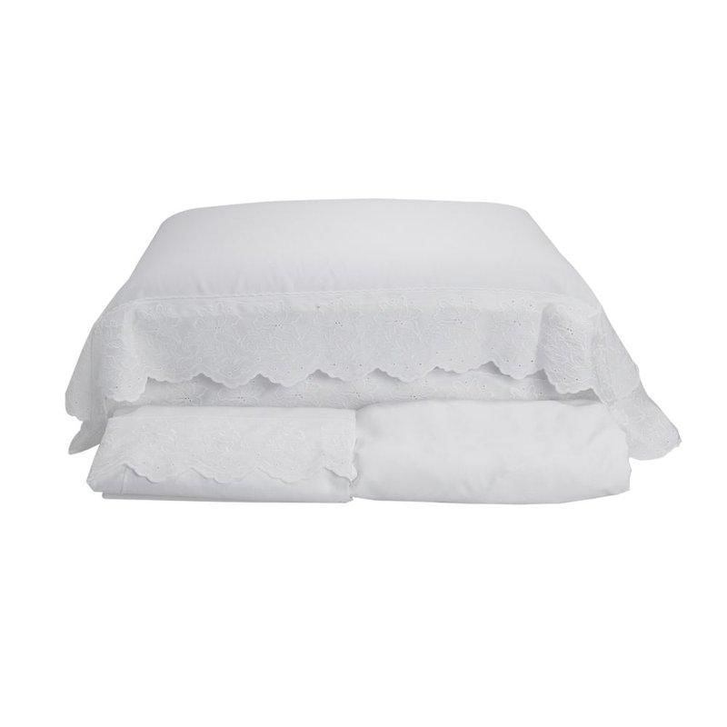 Jg lencois queen la maison blank 4 pcs tro home style