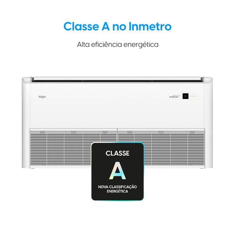 Ar Condicionado Split Teto Elgin Plus 48000 BTUs Frio Inverter 220V R32 (PDFE48C2CA)