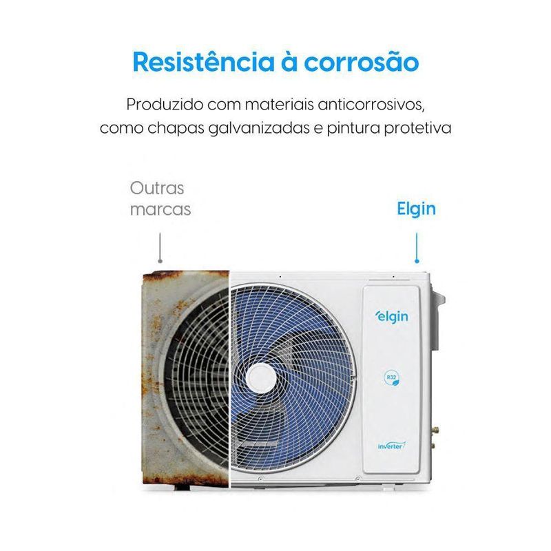 Ar Condicionado Split Teto Elgin Plus 48000 BTUs Frio Inverter 220V R32 (PDFE48C2CA)