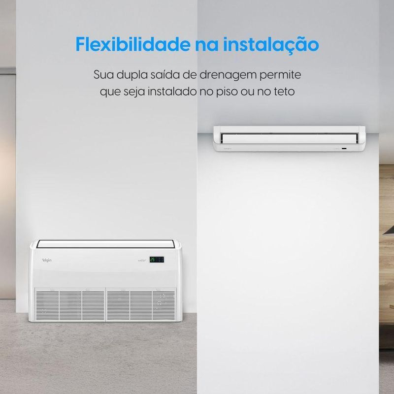 Ar Condicionado Split Teto Elgin Plus 48000 BTUs Frio Inverter 220V R32 (PDFE48C2CA)