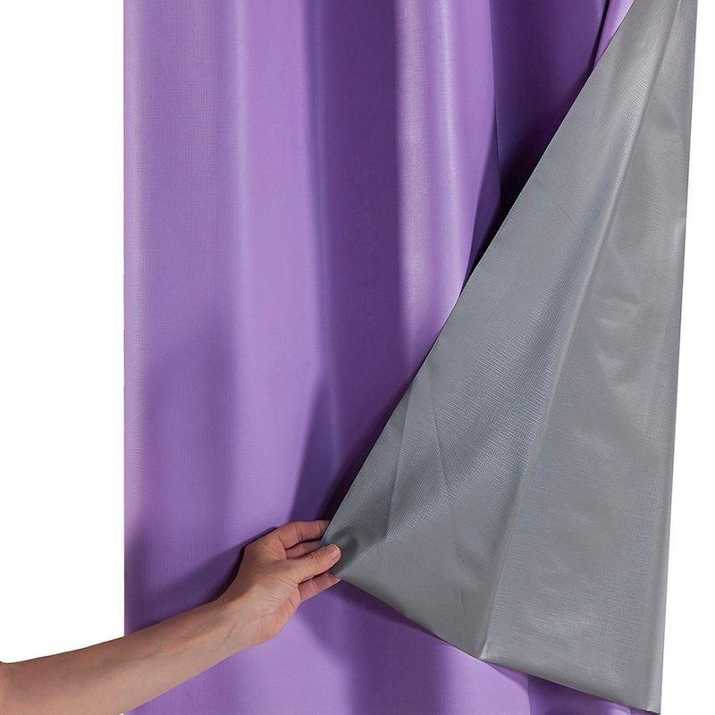 Cortina Daily Blackout Varão 2,20mx1,30m PVC Lilás Casa Scarpa