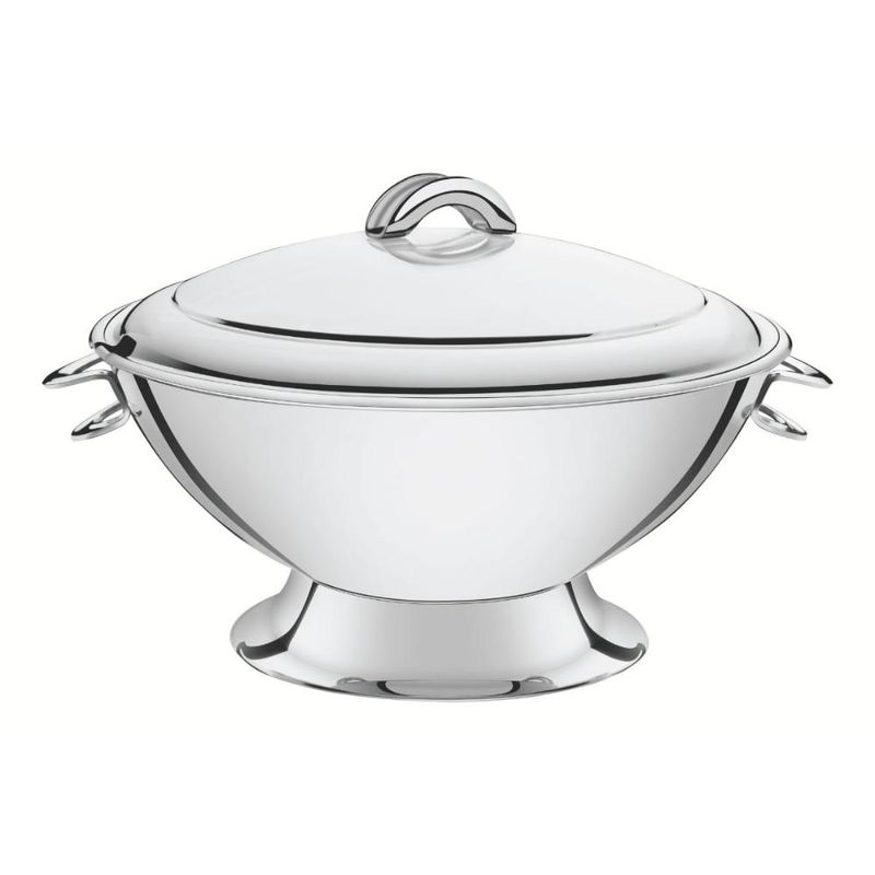 Sopeira Tramontina Service em Aço Inox com Tampa 24 cm 2,75 L