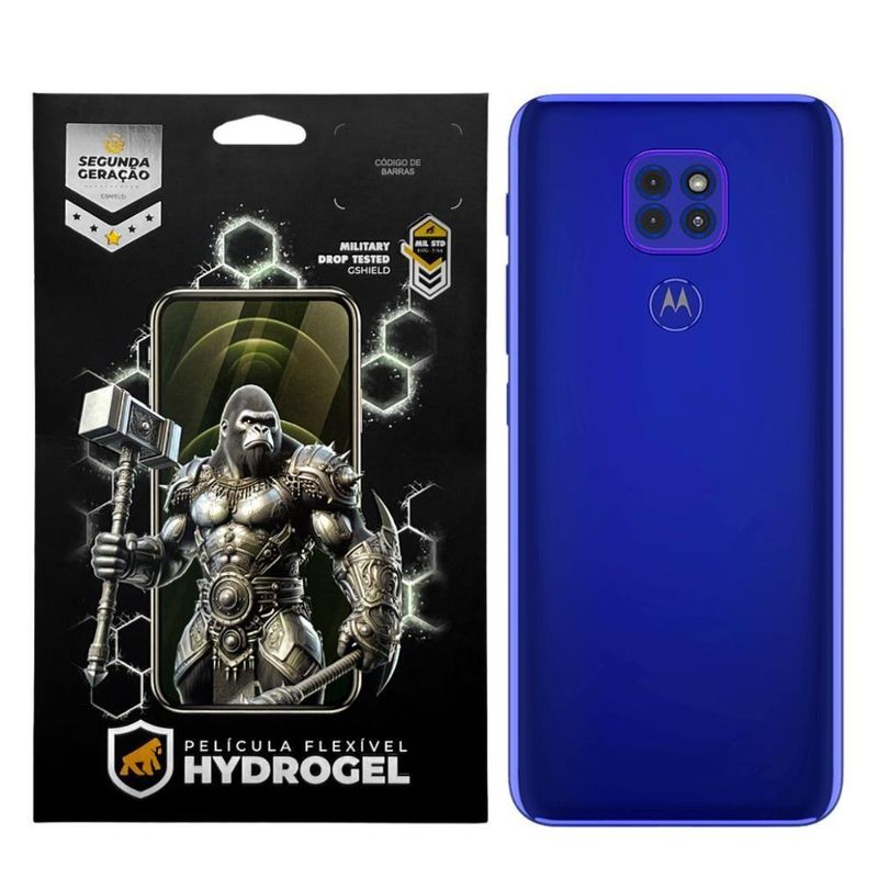 Película Protetora Traseira Gshield Motorola Moto G9 Play Hydrogel HD Hidro Nano Pet TPU Soft Gel 1x