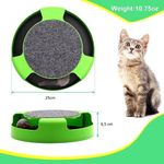 Brinquedo Interativo para Gatos com Arranhador Kangur Pegue o Rato Verde Único 1 Brinquedo com 1