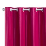Cortina Daily Blackout Varão 2,80MX1,60M PVC Rosa Casa Scarpa