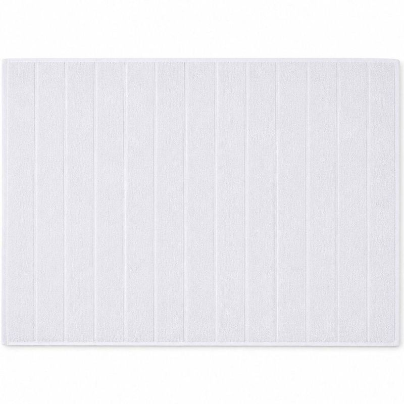 Toalha de Piso Premium Antiderrapante Algodão 50x70cm Branco Tessi 600g-m2