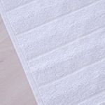 Toalha de Piso Premium Antiderrapante Algodão 50x70cm Branco Tessi 600g-m2