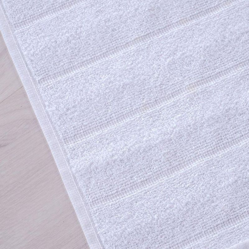 Toalha de Piso Premium Antiderrapante Algodão 50x70cm Branco Tessi 600g-m2