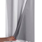 Cortina Daily Blackout Pvc com Voil Varão Sala Quarto Branco Casa Scarpa