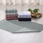 Toalha de Piso Premium Suculenta Algodão 50x70CM 1 Peça Antiderrapante Tessi
