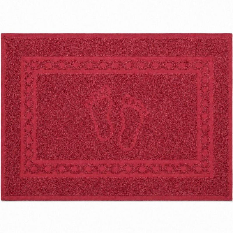 Toalha de Piso Luxo 100% Algodao 450g-m2 45x68CM Maca Bene Casa