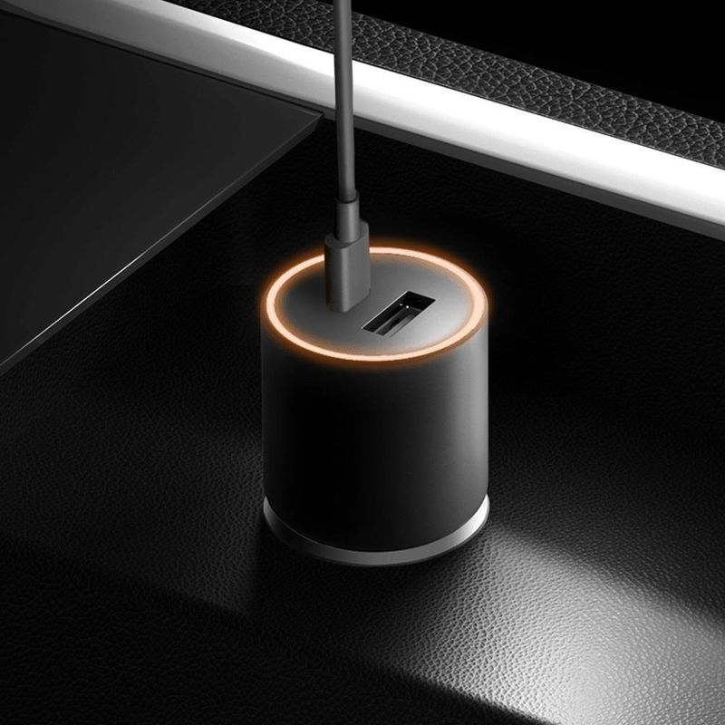 Carregador Veicular Xiaomi MDY 16 ER 100W USB a USB C Preto 1x Carregador