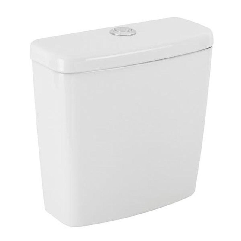 Caixa Acoplada para Vaso Sanitario Eco Plus Dual Flush Branco Celite