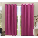 Cortina Daily Blackout Varão 2,80MX2,30M PVC Rosa Casa Scarpa