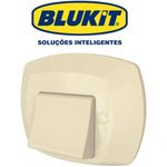 Acabamento para Válvula de Descarga Docol em ABS Resistente Bege Compatível Fácil de Limpar Blukit