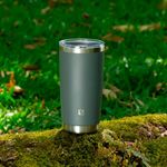 Copo Térmico 500ml Everest Cinza Inox com Tampa Soprano