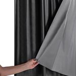 Cortina Blackout para Varão Daily 2,80MX2,30M PVC Preto Casa Scarpa