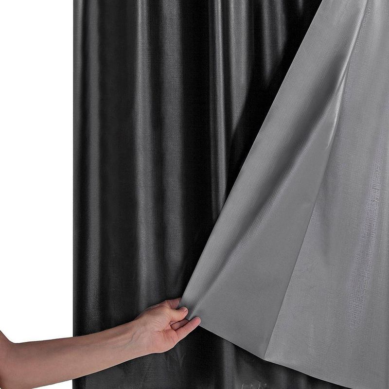 Cortina Blackout para Varão Daily 2,80MX2,30M PVC Preto Casa Scarpa