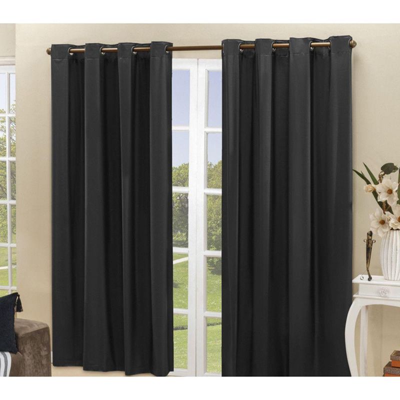 Cortina Blackout para Varão Daily 2,80MX2,30M PVC Preto Casa Scarpa