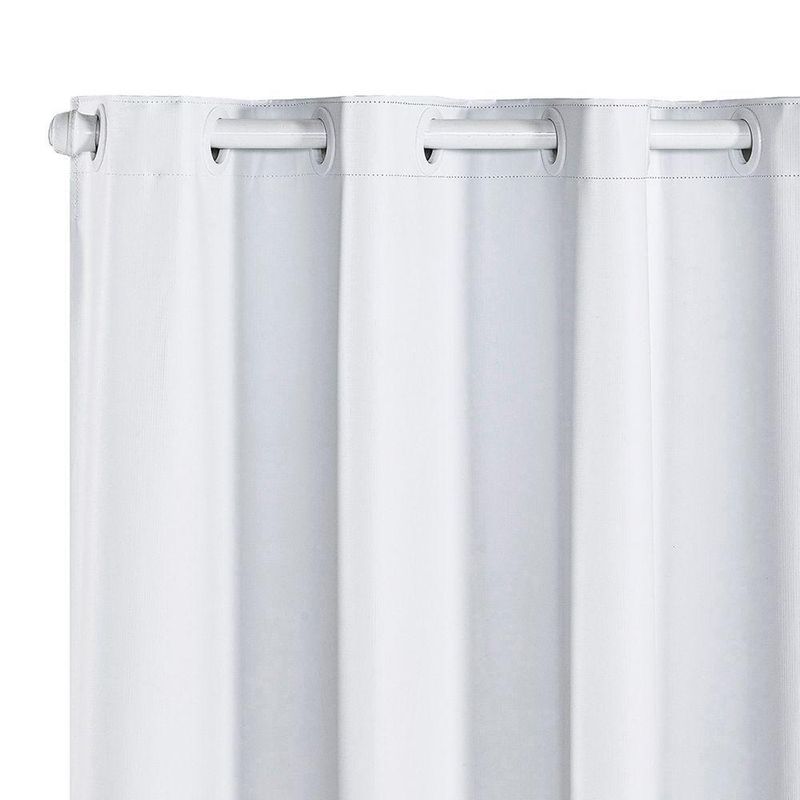 Cortina Daily Blackout Varão 2,80MX1,80M PVC Sala Quarto Branco Casa Scarpa